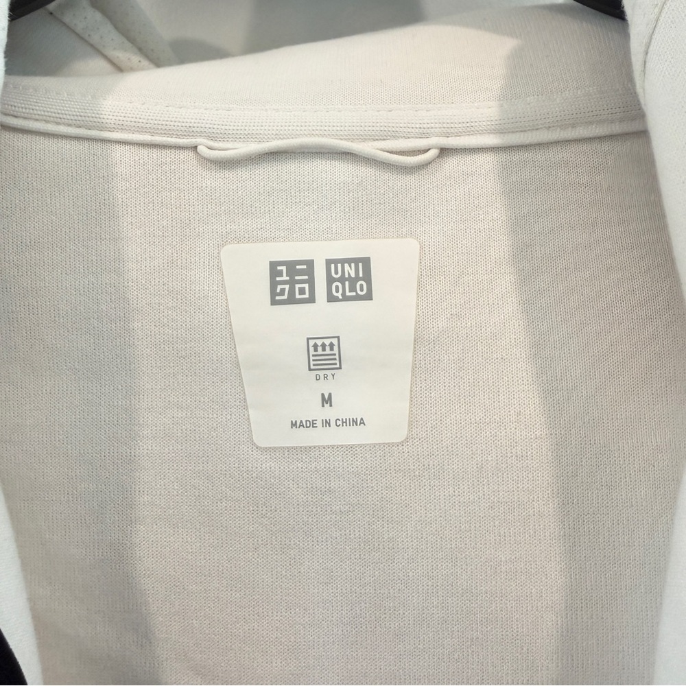 Uniqlo Men’s White Activewear Full Zipper Hooded Jacket sz M - Picture 5 of 12